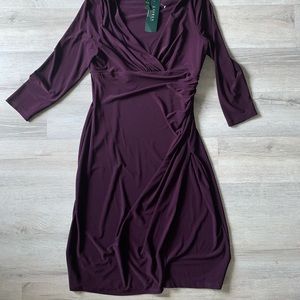 Lauren by Ralph Lauren wrap dress asymmetrical